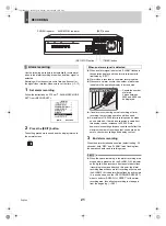 Предварительный просмотр 22 страницы Sanyo DSR-3506P Instruction Manual