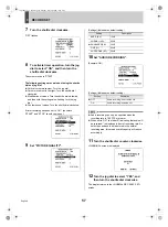 Предварительный просмотр 58 страницы Sanyo DSR-3506P Instruction Manual