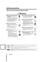 Preview for 4 page of Sanyo DSR-3706PA Instruction Manual