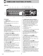 Preview for 8 page of Sanyo DSR-3709 Instruction Manual