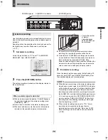 Preview for 25 page of Sanyo DSR-3709P Instruction Manual