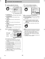 Preview for 34 page of Sanyo DSR-3709P Instruction Manual