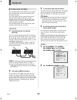 Preview for 70 page of Sanyo DSR-3709P Instruction Manual