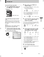 Preview for 77 page of Sanyo DSR-3709P Instruction Manual