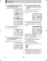 Preview for 104 page of Sanyo DSR-3709P Instruction Manual
