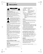 Preview for 2 page of Sanyo DSR-5009P Instruction Manual