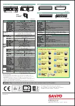 Предварительный просмотр 6 страницы Sanyo DSR-5709P Brochure & Specs