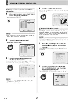 Preview for 48 page of Sanyo DSR-5709P Instruction Manual