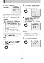 Preview for 78 page of Sanyo DSR-5709P Instruction Manual