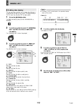 Preview for 113 page of Sanyo DSR-5709P Instruction Manual