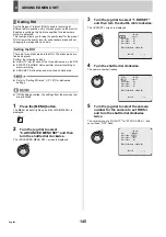 Preview for 146 page of Sanyo DSR-5709P Instruction Manual