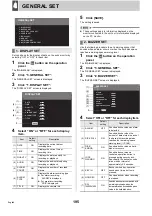 Preview for 196 page of Sanyo DSR-5709P Instruction Manual