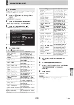 Preview for 211 page of Sanyo DSR-5709P Instruction Manual