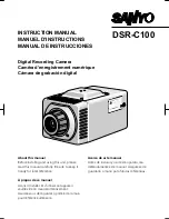 Sanyo DSR-C100 Instruction Manual preview