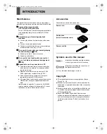 Preview for 3 page of Sanyo DSR-M800 Instruction Manual