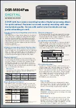 Preview for 2 page of Sanyo DSR-m804p Instruction Manual