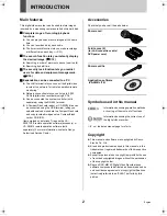 Предварительный просмотр 3 страницы Sanyo DSR-M810P Instruction Manual