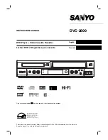 Sanyo DVC-2600 Instruction Manual preview