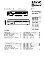 Preview for 1 page of Sanyo DVD-1500A Service Manual