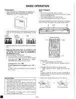 Предварительный просмотр 14 страницы Sanyo DVD-8000 Instruction Manual