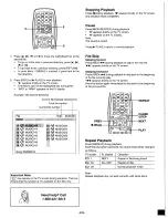 Предварительный просмотр 25 страницы Sanyo DVD-8000 Instruction Manual