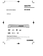 Sanyo DVD-DX405 Instruction Manual preview