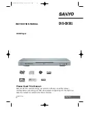 Sanyo DVD-DX501 Instruction Manual preview