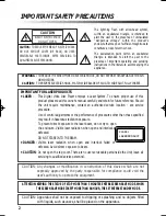 Предварительный просмотр 3 страницы Sanyo DVD-DX516 Instruction Manual