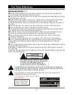 Preview for 4 page of Sanyo DVD-DX518 Instruction Manual