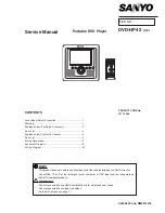 Sanyo DVD-HP42 Service Manual preview