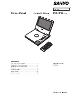 Sanyo DVD-HP62 Service Manual preview
