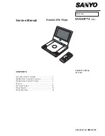 Sanyo DVD-HP70 Service Manual preview