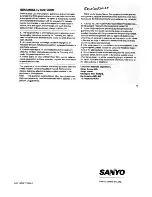 Preview for 20 page of Sanyo DVD-SL20 Instruction Manual