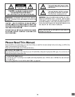 Preview for 3 page of Sanyo DVD-SL25 Instruction Manual