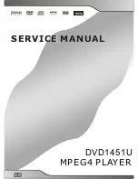 Sanyo DVD1451U Service Manual preview