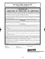 Preview for 25 page of Sanyo DVW-7200 Instruction Manual