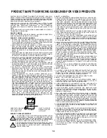 Preview for 4 page of Sanyo dvw6100 Service Manual