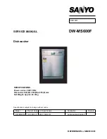 Preview for 1 page of Sanyo DW-MS600F Service Manual