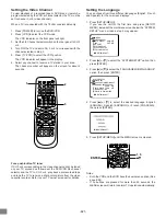 Предварительный просмотр 22 страницы Sanyo DWM-3000 Instruction Manual