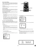 Предварительный просмотр 23 страницы Sanyo DWM-3000 Instruction Manual