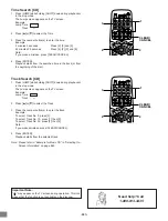 Предварительный просмотр 44 страницы Sanyo DWM-3000 Instruction Manual