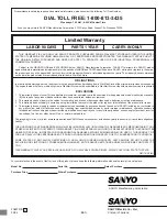 Preview for 64 page of Sanyo DWM-3000 Instruction Manual