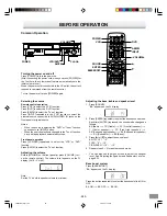 Предварительный просмотр 21 страницы Sanyo DWM-3500 Instruction Manual