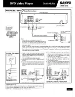 Предварительный просмотр 33 страницы Sanyo DWM-370 Instruction Manual