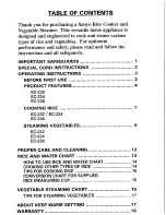 Preview for 2 page of Sanyo EC-232 Instruction Manual