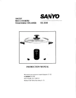 Preview for 1 page of Sanyo EC310 - 10 Cup Basic Rice Cooker Instruction Manual