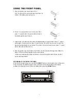 Предварительный просмотр 8 страницы Sanyo ECD-T1560 Function Manual