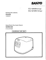 Preview for 1 page of Sanyo ECJ-5205SN Instruction Manual