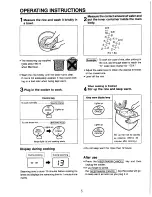 Preview for 6 page of Sanyo ECJ-5205SN Instruction Manual