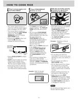 Preview for 10 page of Sanyo ECJ-D100S - 10 Cup MICOM Rice Cooker Instruction Manual